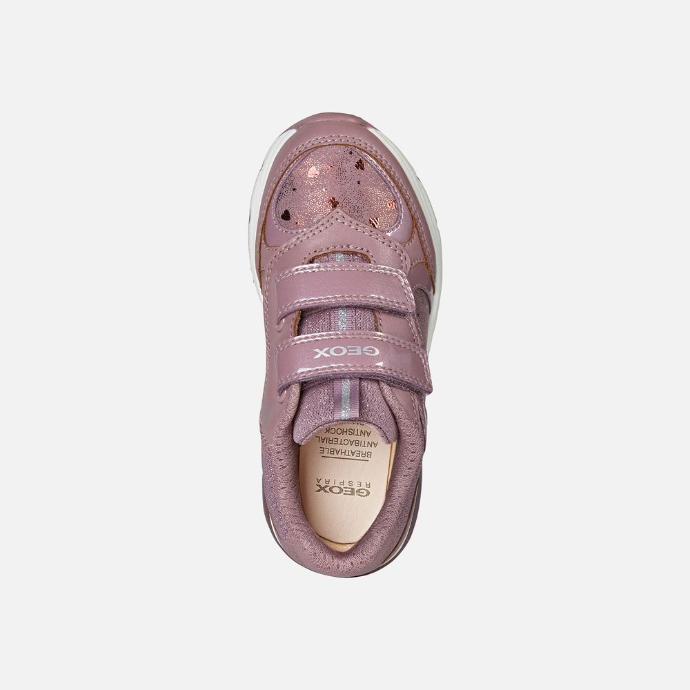 Geox Sneakers Pink Spaceclub - Geox Girls Shoes - NGSVFZ942